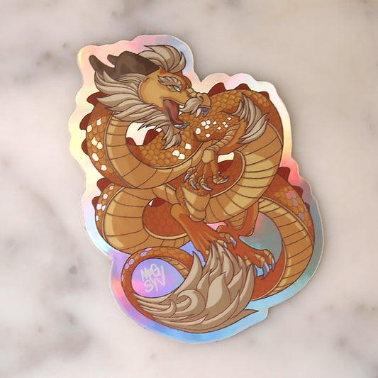 Draco Ex Machina Holofoil Sticker